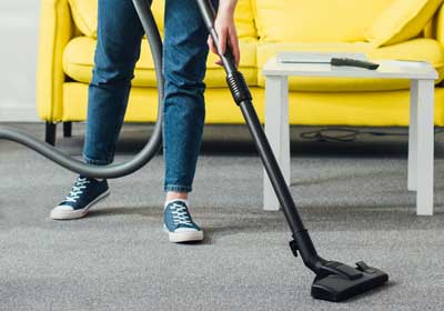 Vacuuming carpet for bed bugs